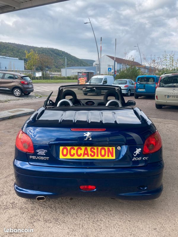 peugeot 206 cc arriere